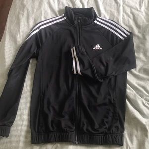 Adidas black zip up
